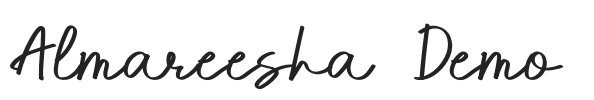 Almareesha Demo.otf字体下载