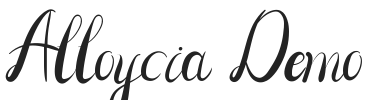 Alloycia Demo.ttf字体下载