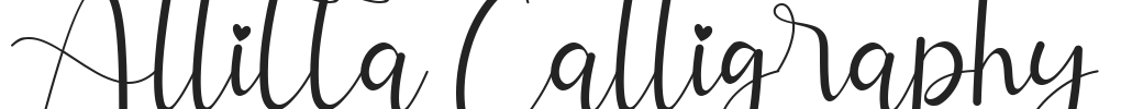 Allitta Calligraphy.ttf字体下载