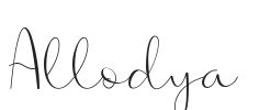 Allodya.ttf字体下载