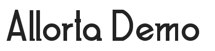 Allorta Demo.ttf字体下载