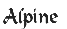 Alpine.ttf字体下载