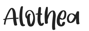 Alothea.otf字体下载