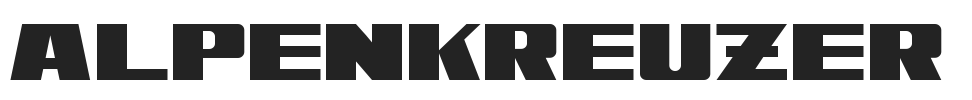 Alpenkreuzer.ttf字体下载