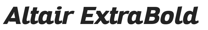 Altair ExtraBold.ttf字体下载