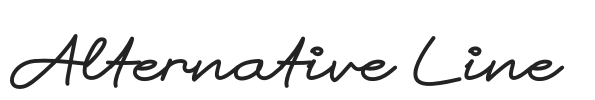 Alternative Line.otf字体下载