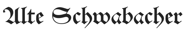 Alte Schwabacher.ttf字体下载