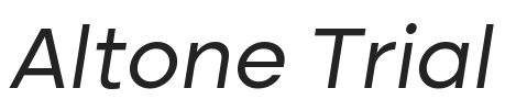 Altone Trial.ttf字体下载