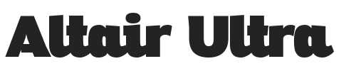 Altair Ultra.ttf字体下载