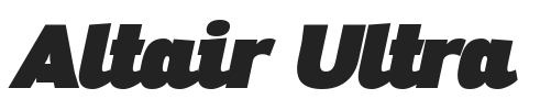 Altair Ultra.ttf字体下载