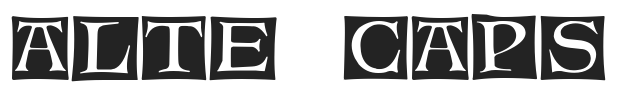 Alte Caps.ttf字体下载