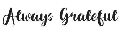 Always Grateful.ttf字体下载