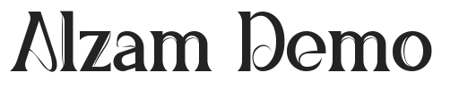 Alzam Demo.ttf字体下载