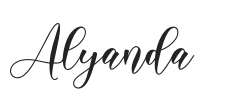 Alyanda.ttf字体下载