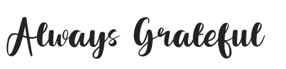 Always Grateful.otf字体下载