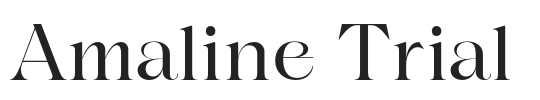 Amaline Trial.otf字体下载