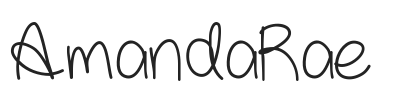 AmandaRae.ttf字体下载