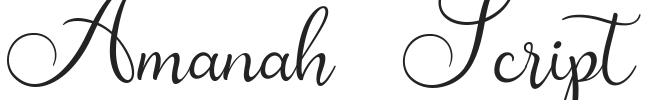 Amanah Script.ttf字体下载