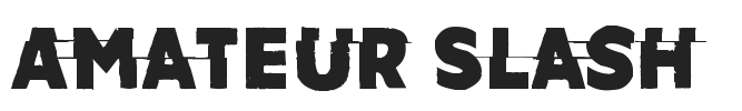 Amateur Slash.ttf字体下载