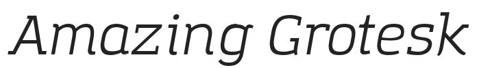 Amazing Grotesk.otf字体下载