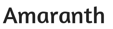 Amaranth.ttf字体下载