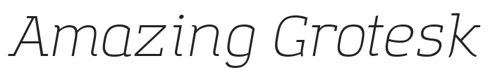 Amazing Grotesk.otf字体下载