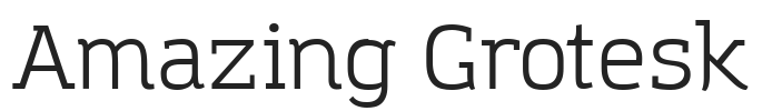 Amazing Grotesk.otf字体下载