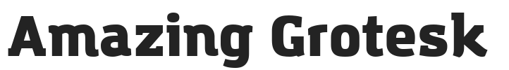 Amazing Grotesk.otf字体下载