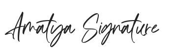 Amatya Signature.ttf字体下载