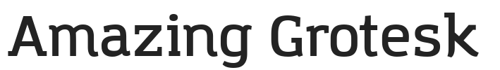 Amazing Grotesk.otf字体下载