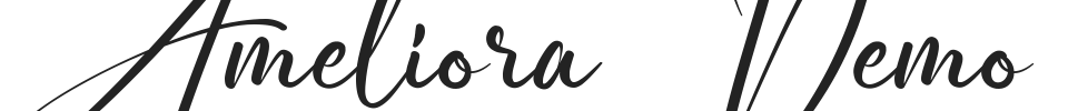 Ameliora Demo.ttf字体下载