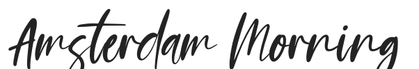 Amsterdam Morning.otf字体下载