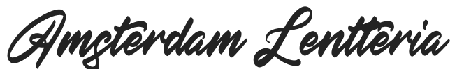 Amsterdam Lentteria.ttf字体下载