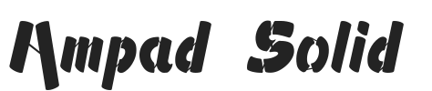 Ampad Solid.ttf字体下载