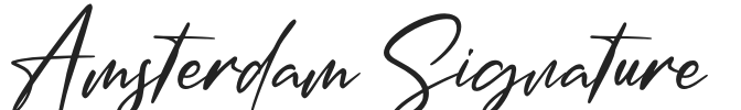 Amsterdam Signature.otf字体下载