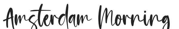Amsterdam Morning.ttf字体下载