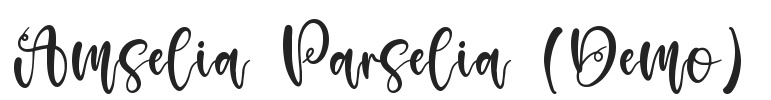Amselia Parselia (Demo).ttf字体下载