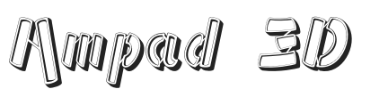 Ampad 3D.otf字体下载