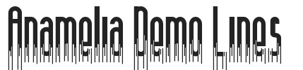 Anamelia Demo Lines.ttf字体下载