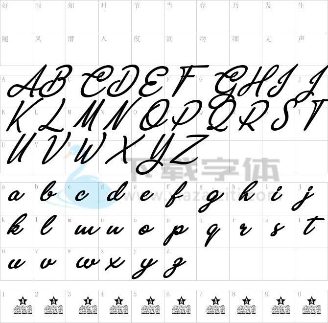 Anastasia Script Personal Use.ttf字体下载