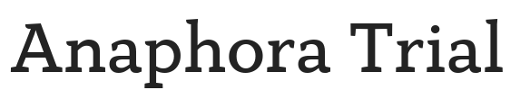 Anaphora Trial.ttf字体下载