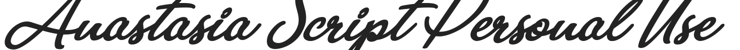 Anastasia Script Personal Use.ttf字体下载