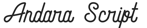 Andara Script.otf字体下载