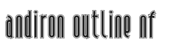 Andiron Outline NF.ttf字体下载