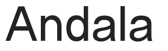 Andala.ttf字体下载