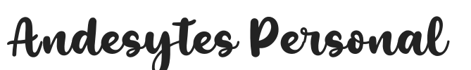 Andesytes Personal.otf字体下载