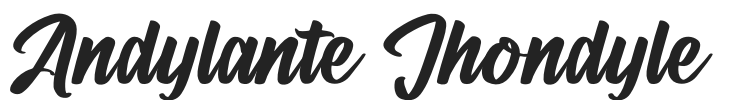 Andylante Jhondyle.ttf字体下载