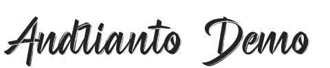 Andrianto Demo.ttf字体下载