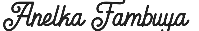Anelka Fambuya.otf字体下载