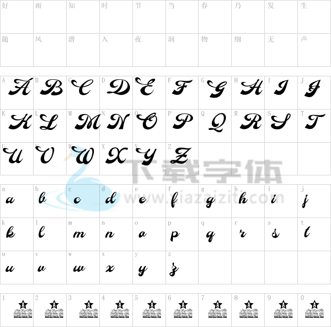 Anette Personal Use.ttf字体下载